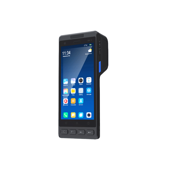 5,5 - дюймовые КПК портативный POS-терминал с 58 - мм термопринтером